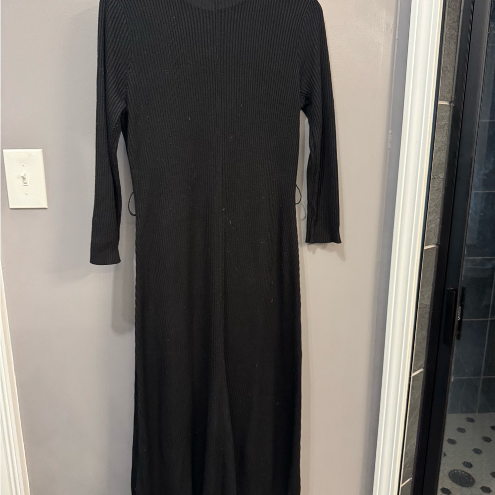 Calvin Klein Black Long Sleeve Dress